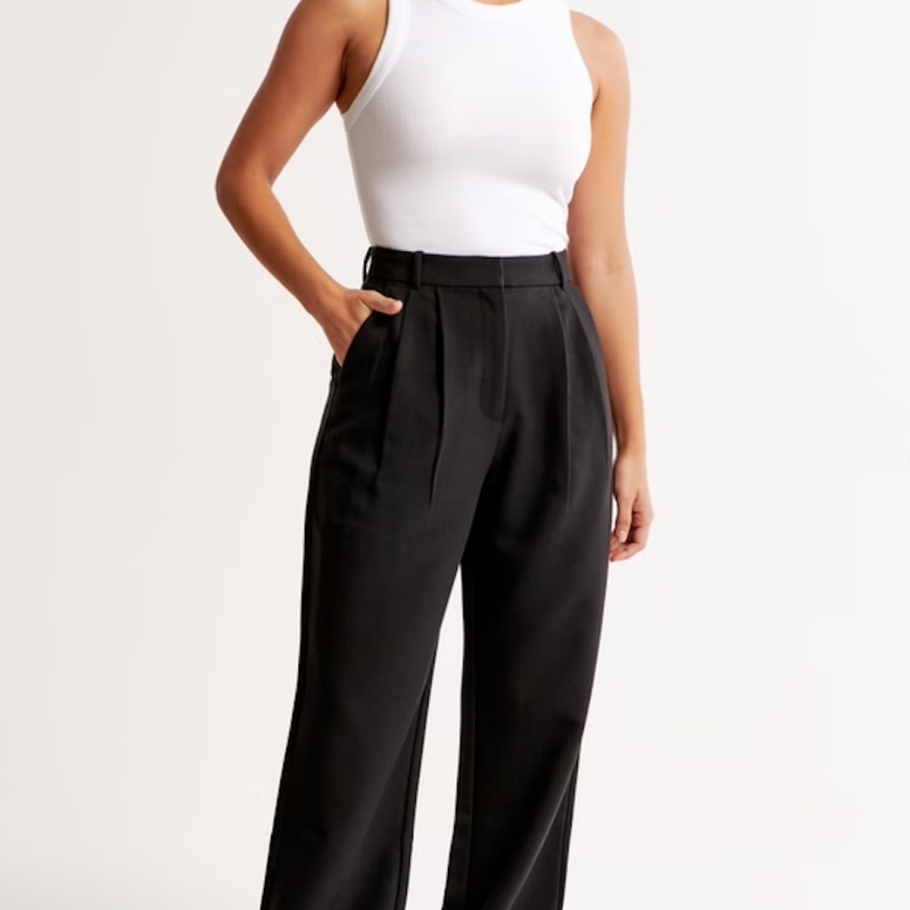 Abercrombie and Fitch Sloane Tailored Pants Curve Love